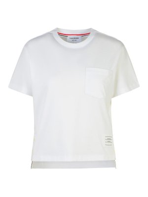 THOM BROWNE: T-shirts - T-Shirt - Weiß