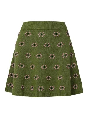 Courreges Heritage Viny Mini Skirt - Black | 324CJU194VY00149999