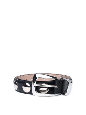 ベルト IBRIGU OBI EMBROIDERED BELT Ibrigu Obi Embroidered Belt - Black - Women | 11IBBELTKERWHITE