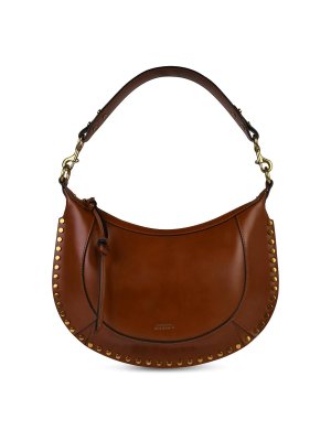 ISABEL MARANT: shoulder bags - Naoko Brown Leather  Bag