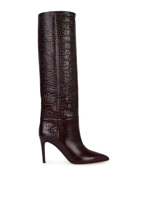 Paris Texas: boots - Stiletto 85 Burgundy Leather Boots