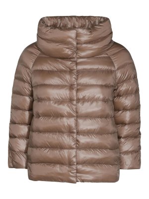 HERNO: padded jackets - Beige Sofia Down Jacket
