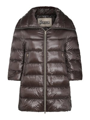 HERNO: Vestes-rembourrees - Blouson Rembourré - Gris Foncé