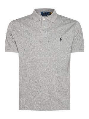 POLO RALPH LAUREN: polo shirts - Grey Cotton Polo Shirt
