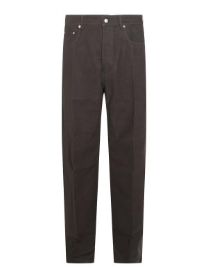 RICK OWENS: Straight Leg Jeans - Straight Leg Jeans - Braun