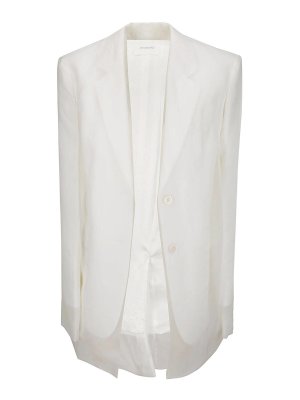 SPORTMAX: ブレザー - ブレザー - 白