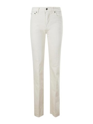 HAIKURE: bootcut jeans - Beige bootcut jeans