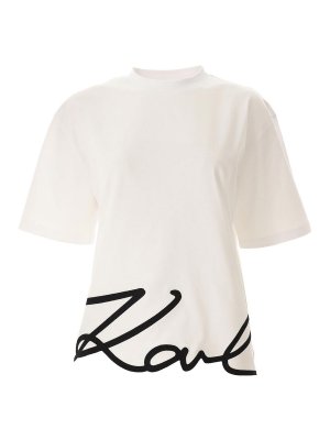 KARL LAGERFELD: Camisetas - Camiseta - Blanco