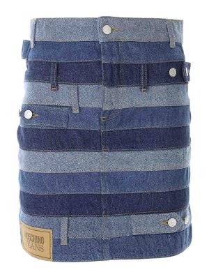 MOSCHINO JEANS: gonne al ginocchio  e longuette - Gonna patchwork