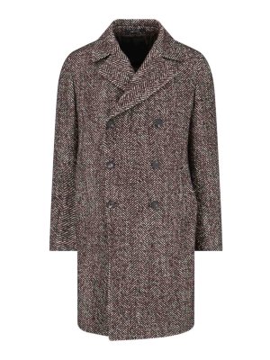 TAGLIATORE: short coats - Double-breasted coat