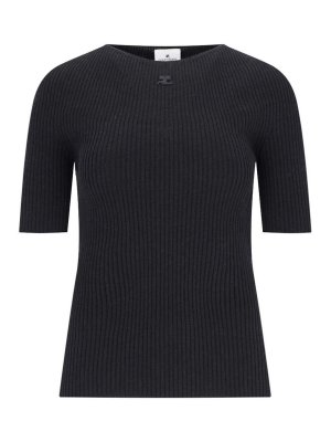 Courreges: maglia collo rotondo - Girocollo