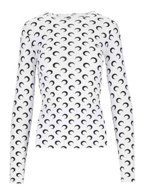 MARINE SERRE: Tops & Tank tops - Round neckline top