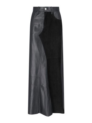 スカート JIL SANDER Long wool skirt Blue J02MA0248J14506 Jil Sander Long Wool Skirt - Blue - Women | J02MA0248J14506402
