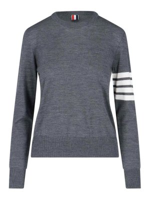 THOM BROWNE: maglia collo rotondo - Maglia Girocollo