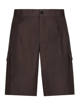 DOLCE & GABBANA: Trousers Shorts - Silk shorts