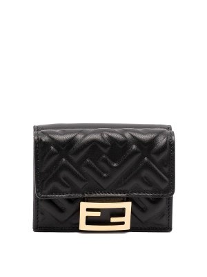 FENDI: wallets & purses - Baguette Micro Trifold Wallet