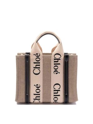 CHLOE': cross body bags - Woody Small Tote Bag