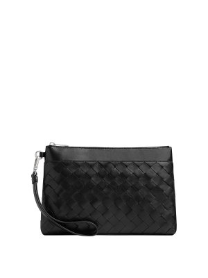 BOTTEGA VENETA: クラッチバッグ - クラッチバッグ - 黒
