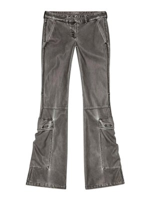 DIESEL: straight leg jeans - Denim Cotton Jeans