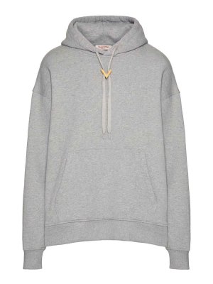 VALENTINO: Sweatshirts & Pulls - Sweat-Shirts - Gris