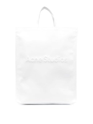 Acne Studios: Handtaschen - Shopper - Weiß