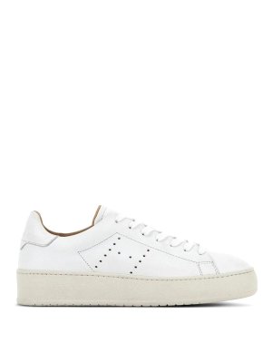 【送料&関税込】Ferragamo dania White Leather Sneakers Ferragamo Dania White Leather Sneakers - White | 305760770225004