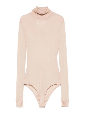 Maison Margiela: Tops y camisetas sin mangas - Top - Color Carne Y Neutral