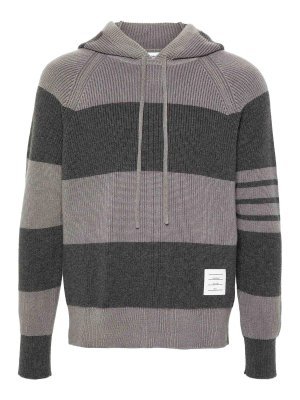 THOM BROWNE: Sweatshirts und Pullover - Sweatshirt - Grau