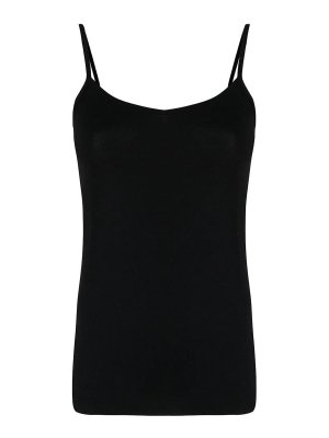WOLFORD: Tops y camisetas sin mangas - Top - Negro