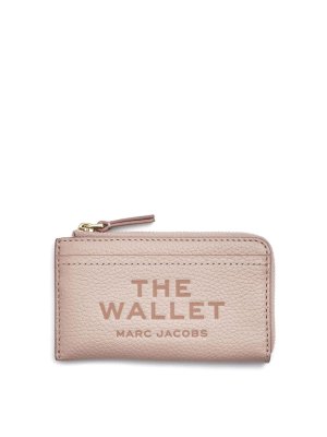MARC JACOBS: wallets & purses - The Leather Top Zip Multi Wallet