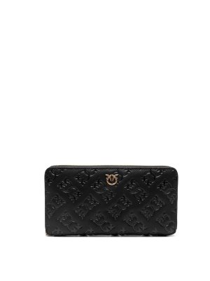Pinko: wallets & purses - Ryder Wallet Logo Embossed