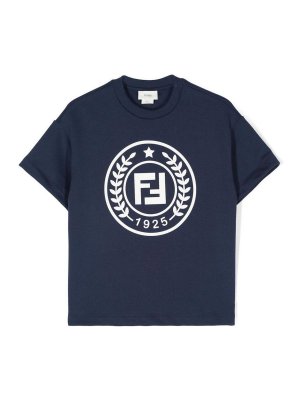 Fendi Jr: t-shirts - Cotton T-Shirt