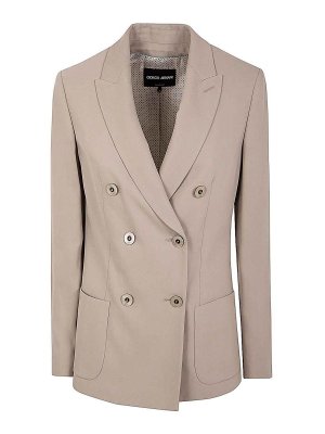 Patou Brown Wool Blend Blazer - Brown - Women | JA0420185220A