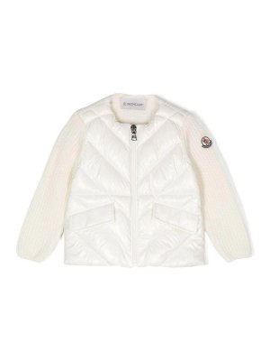 MONCLER: Cárdigans - Cárdigan - Blanco