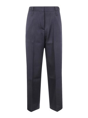 Burberry Blue Wool Pants - Blue - Women | 8087111 | thebs.com
