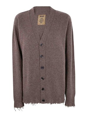 Nuur V-Neck Cardigan - Brown - Men | RA01010RA0105 | thebs.com