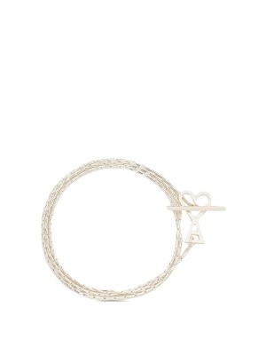 AMI PARIS: Necklaces & Chokers - Adc Adc 2 In 1 Chain Necklace