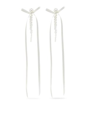 SIMONE ROCHA: Pendientes - Pendientes - Blanco