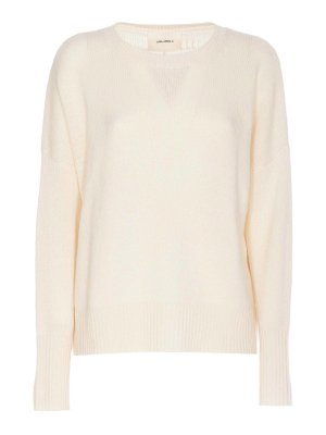 LISA YANG: crew necks - Cream Mila Sweater