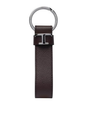 Guidi Knotted keychain - Black - Men