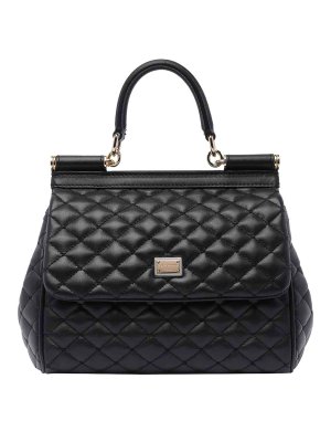 DOLCE & GABBANA: トートバッグ - トートバッグ - 黒