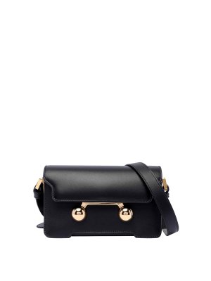 Marni: shoulder bags - Black Trunkaroo bag
