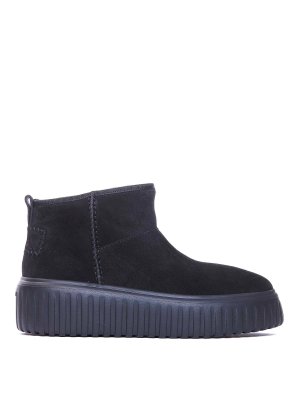 Balmain Eva ankle boot in black leather - Black