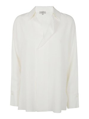 Tシャツ・カットソー AMI PARIS MANDARIN COLLAR SHIRT (USH218.CO0063 193 CHALK) org.jpg
