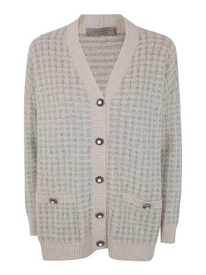 Diesel Cardigan Animalier - Blue - Women | A171600GSAU77Q