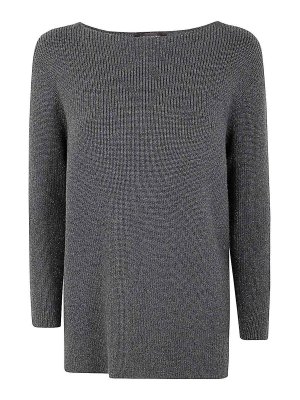 Malo Crewneck - Grey - Women | DXA194F1K02E3293 | thebs.com