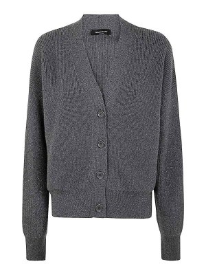 FABIANA FILIPPI: cardigans - Lurex Long Sleeve Cardigan