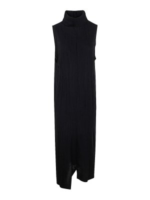 ワンピース Rabanne FW24 VISCOSE JERSEY ROBE (24AJRO888VI0267 P001) Rabanne Viscose Jersey Robe - Black - Women