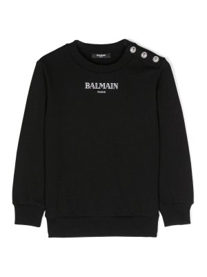 Balmain: Sweatshirts & Pulls - Sweat-Shirts - Noir