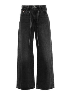パンツ MAISON MARGIELA Women Straight Pants S51LA0051S30743965 Blac Maison Margiela Side zip track pants in black